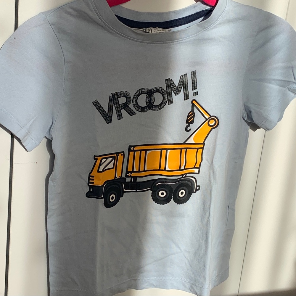 🟠 2 for 10$ 🟠 Boy’s Truck Short Sleeve T-shirt 🚜